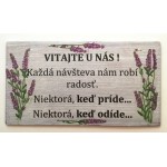 Tabuľka -Vitajte u nás...